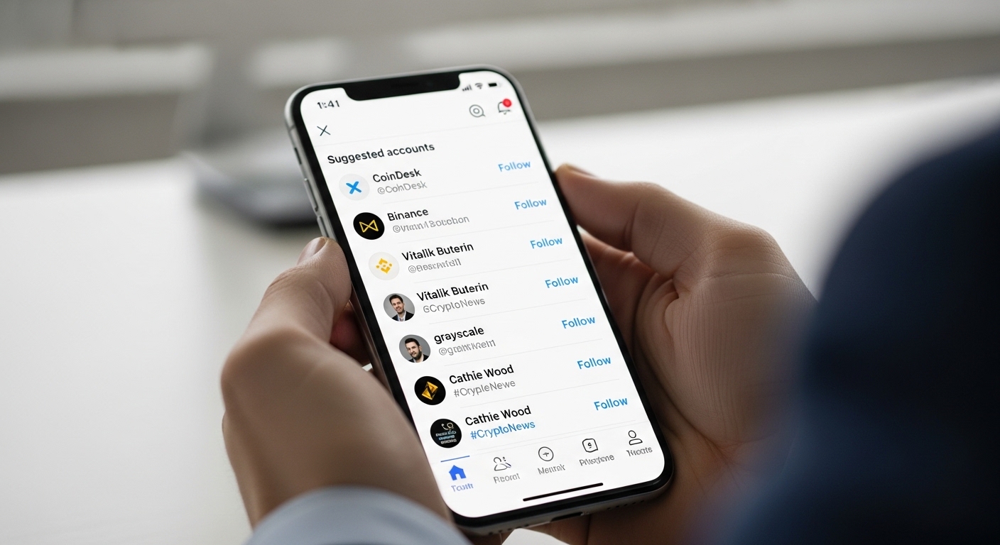 X 推出 Starterpacks 功能　強化加密貨幣(BTC)等興趣導向推薦、活化用戶成長